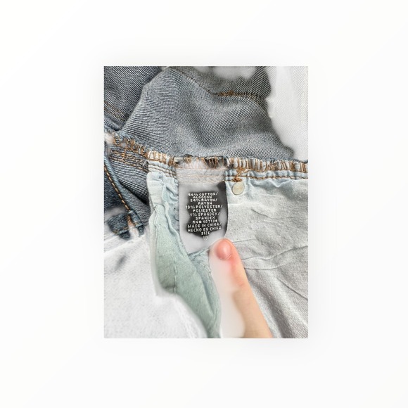 1822 Denim Jeans Womens 10 Blue Adrianna Skinny High Rise Stretch Dark Wash - Picture 3 of 11